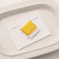 Yellow jade cord for DIY handmade bracelets, tightly wound winding card, crafting sewing thread. - 0.8mm 5m/Card / Yellow