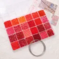 24 grid glass seed beads storage box set for DIY handmade bracelets necklaces jewelry making - Red Tones Style With 10 Steel Loops