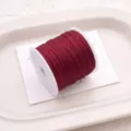 Dark red jade thread 72 cord DIY handmade weaving bracelet necklace cord spool crafting materials - Burgundy
