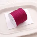 Magenta Jade Cord 72# Nylon Thread for DIY Bracelets Necklaces Jewelry Making Spool - Rose Red
