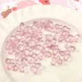 Roze vlinder glas kralen variant voor DIY sieraden maken,armbanden en leuke kettingen. - 14x10mm (10 Stuks/Verpakking) / Doorschijnend Rood