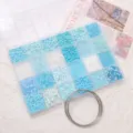 24 Grids Glass Seed Beads Tube Set DIY Bracelet Necklace Jewelry Making Kit Box. - Light Blue Tones Style With 10 Steel Loops