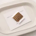 Multicolor Braided Jade Cord Wound on Card Variant for DIY Handmade Bracelets and Craft Projects - 0.8mm 5m/Card / Variegated Multi-color Gold