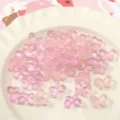 Roze doorzichtige vlinder glas kralen voor DIY handgemaakte armbanden sieraden maken - 14x10mm (10 Stuks/Verpakking) / Geel Roze
