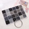 24 grid box glass seed beads tube beads diy handmade bracelet necklace accessories set - Black Tones Style With 10 Steel Loops
