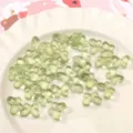 Groene glas vlinder losse kralen voor DIY handgemaakte armband ketting sieraden. - 14x10mm (10 Stuks/Verpakking) / Lichtgroen