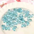 Blauwe glas vlinder kraal losse spacer kralen DIY sieraden maken accessoires - 14x10mm (10 Stuks/Verpakking) / Turkoois Groen