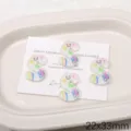 Kleurrijke acryl letter S hanger DIY sieraden maken accessoires handgemaakte kralen. - Letter S(BSD932)