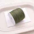 Dark green 72 jade cord spool for DIY handmade braided bracelets and necklaces. - Army Green