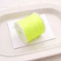 Fluorescent yellow 72 jade cord DIY handmade woven bracelet necklace string material - Neon Yellow