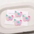Roze Letter W Acryl Hanger Kleurrijk Bedrukt DIY Ketting Armband Sieraden Maken - Letter W(BSD932)