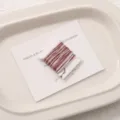 Card-wound jade braiding cord variant, pink and brown threads for DIY handmade bracelets. - 0.8mm 5m/Card / #078 Gradient Space Dye