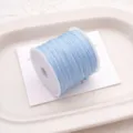 Light blue No. 72 jade cord spool for DIY handmade braided bracelets and necklaces. - Light Blue