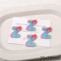 Kleurrijke acryl letter Z hanger DIY bedels handgemaakte armband ketting kralen materialen - Letter Z(BSD932)