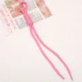 Cordino paracord rosa fatto a mano, materiale per bricolage DIY, corda intrecciata. - rosa scuro
