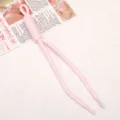 Cordino tessuto rosa lanyard accessorio fai da te artigianale, corda stile macaron per artigianato. - Rosa chiaro