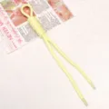 Accessorio cordino intrecciato fai-da-te in paracord giallo fatto a mano per borse e gioielli. - Giallo Pallido