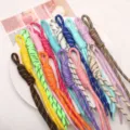 Cordon paracorde noué romain coloré bricolage tissé à la main accessoires variés - Couleurs Mélangées Aléatoires