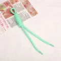 Accessorio per cinturino in paracord intrecciato verde macaron fai da te corda intrecciata a mano. - blu-verde