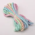 3.5mm colorful braided rope DIY handmade keychain pendant phone chain craft accessory multi - 3 Meters Pack (Approx 3.5mm) / #08 Unicorn