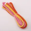 3.5mm Colored Braided Rope DIY Keychain Pendant Phone Chain Accessory (Pink Yellow Orange) - 3 Meters Pack (Approx 3.5mm) / #11 Autumn Color