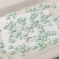 Light green glass seed beads for DIY jewelry making, handmade bracelets and necklaces, 1pack. - 52 Pieces/Pack / Light Green
