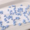 Blue rice glass beads 4x7mm loose spacer beads for DIY handmade jewelry making bracelets crafts - 52 Pieces/Pack / Lake Blue