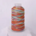 Colorful segment dyed weaving thread for DIY handmade bracelets, necklaces and craft cord. - Rose Blue Gradient