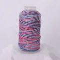 Gradient colorful DIY craft cord braided string for handmade necklaces and bracelets making - Pink Cyan Gradient