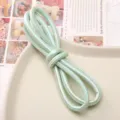6mm PU Braided Leather Cord Two-Color DIY Beaded Rope Jewelry Accessories Bracelet Craft Material - Approx. 6mm 1m/Pack / Green Series