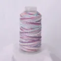 Multicolored DIY weaving cord spool for handmade bracelets necklaces and craft projects. - Purple White Gradient
