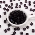 Purple crystal cube loose beads, 6-8mm glass square bead for DIY handmade bracelets jewelry making accessories - Deep purple