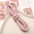 6mm pink PU braided leather cord for DIY handmade bracelets, keychains and jewelry accessories. - Approx. 6mm 1m/Pack / Pink