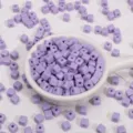 5mm perles carrées en acrylique violet DIY bracelet collier faits à la main accessoires - 144 Pièces/Paquet / Violet