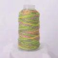 Colorful multi-color gradient cord for DIY bracelet necklace making and crafting projects - Yellow Green Gradient