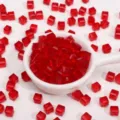 Red cube glass beads 6-8mm crystal square spacer beads for DIY jewelry making bracelets 100pc - Bright Red