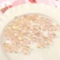 Kleurrijke glazen vlinder kralen voor diy sieraden maken armborden accessoires - 14x10mm (10 Stuks/Verpakking) / Oranjeroze