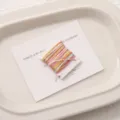 Colorful jade cord diy hand-woven bracelet braided string multi-color craft thread spools - 0.8mm 5m/Card / #082 Variegated Gradient