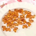 Amberkleurige glazen vlinderkralen voor DIY handgemaakte armbanden kettingen sieraden acc - 14x10mm (10 Stuks/Verpakking) / Bruin