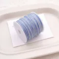 Blue grey gradient jade cord spool for DIY handmade braided bracelet necklace craft supplies - #075 Gradient Space Dye