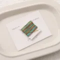 DIY multi-color braided jade cord winding card handmade bracelet weaving line craft supply - 0.8mm 5m/Card / #090 Gradient Space-Dyed