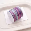 Gradient jade cord DIY handmade weaving string for bracelet necklace, multi-color thread spool - #079 Gradient Space Dye