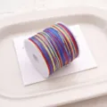 Multicolor Gradient Jade Cord 72# DIY Handmade Braided Bracelet Necklace Thread Spool - #085 Variegated Gradient