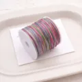 Multicolored 72 jade cord spool for DIY handmade braided bracelets, necklaces, and jewelry making. - #086 Variegated Gradient