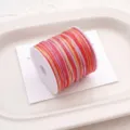 Size 72 jade cord gradient colorful thread for DIY hand woven bracelet and necklace making. - #087 Variegated Gradient