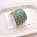 Multi-color jade cord spool for DIY handmade braided bracelets necklaces craft project. - #090 Gradient Space-Dyed
