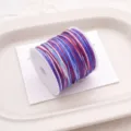 Colorful jade cord braided nylon thread 72# for DIY handmade bracelets necklaces crafts - #094 Gradient Segment Dye