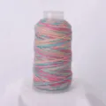 Variegated sparkling cord for DIY handmade bracelets, necklaces and craft braided rope. - Pink Blue Gradient
