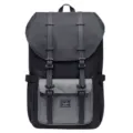 Stylish large capacity school backpack multi-functional casual travel daypack for daily use - Black and Gray