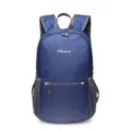 Waterproof nylon backpack for travel and daily use, lightweight foldable casual daypack. - Blue